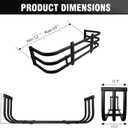 tekstap Truck Bed Extender,No Drill for Ford F150 F250 F350 2007-2026,Aluminum Retractable Tailgate Extender,Drill Required for Dodge Ram 1500/2500/3500,Chevrolet Silverado/GMC Sierra