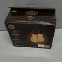 GE Lighting Vintage Style LED Light Bulbs, 6 Watts (60 Watt Equivalent) Warm Candle Light, Amber Glass, Medium Base, Dimmable (2 Pack)