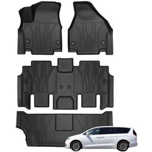 Priprilod Floor Mats fit for Chrysler Pacifica 2017-2026&Voyager 2020-2026
