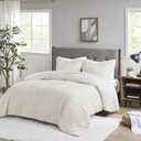 Madison Park Arctic Fur Down Alternative Comforter Mini Set, Full/Queen, Ivory