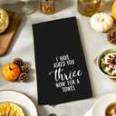 Funny Towels Gifts, Fold in The Cheese Simple Towels for Kitchen Bathroom Decor (16x24 inches)