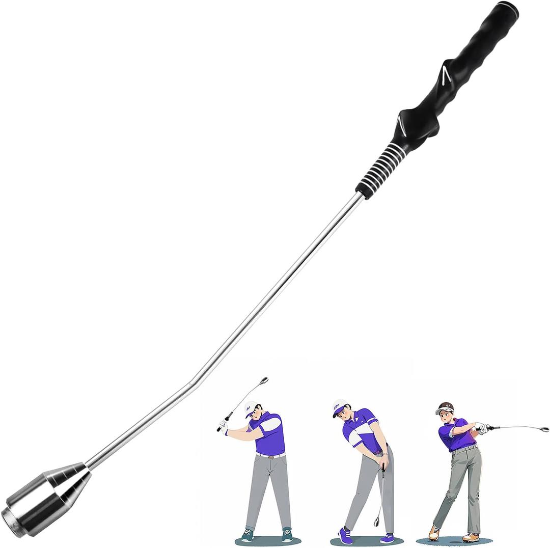 Golf Grip Swing Training Aid, Golf Grip Trainer for Warm-up, Golf Training aid, Golf Swing Trainer, Golf Grips, Right-Handed Grip Trainer Golf Club, Weighted Golf Swing Trainer