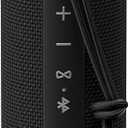 MIATONE Boombox Outdoor Portable Bluetooth Speaker Waterproof Wireless Speakers - Black