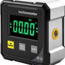 Digital Angle Finder Protractor Tool, 490 High Accuracy Measuring Tool with Large Display, 4-Side Magnetic Angle Gauge, Cube Inclinometer, Table Saw Miter Protractor for Woodworking Measuring Tool