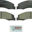 BOSCH BC1328 QuietCast Premium Ceramic Disc Brake Pad Set - Compatible with Select Ford E-150, E-250, E-350 Super Duty, E-450 Super Duty; FRONT