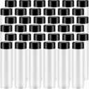 36 PCS Plastic Juice Bottles, 380ml/13oz Clear Sensory Bottles with Black Lids, Empty Water Bottles Bulk Bottle for Storing Smoothie, Milk and Homemade Beverages