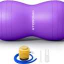 Anti-Burst Peanut Ball,Kids Active Wiggle Seat,for Labor, Therapy, Kids with ADHD  Eco-Friendly Birth Ball for Pregnancy, Physical Therapy & Exercise with Pump (31.5x15.7 inch (80x40cm), Purple)