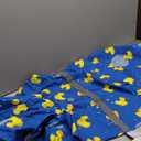 NACOCO Large Dog Raincoat Adjustable-Pet Rubber Ducks Yellow Water Proof Clothes Lightweight Rain Jacket Poncho Hoodies with Strip Reflective Blue (Blue XXXL, Yellow Duck)