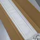 Double Row Curtain Track Ceiling Mounted, Silent Heavy Duty Curtain Track System, Sliding Rails for Curtains, Room Divider for Bedroom Living Room Hospital (Track Ships in Sections with Connectors)