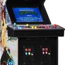 Numskull Quarter Arcades Teenage Mutant Ninja Turtles Collector's Edition Mini Arcade - 1/4 Scale Authentic Wooden Replica, Original ROM, Rechargeable Battery & 3W Speakers for Retro Enthusiasts