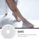 Foot Pillows for Elevation While Sleeping Rest Support Pillow with Ring Rehabilitation Bolster for Pressure Sore Prevention Bedridden Patients Foot Heel Toe Elevator for Bed, 6.69X6.69X3.93 Inch (1 Count (Pack of 1))