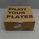 Homienly Wheat Straw Plates 8 PCS Unbreakable Dinner Plates - 10 inch Dishwasher & Microwave Safe Plastic Plates Reusable Lightweight Roud Plates, Plates for Kitchen, Dinner, Outdoor,Picnic (Beige)