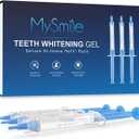 MySmile Teeth Whitening Gel Pen Refill Pack, 3 Non-Sensitive Teeth Whitening Pen, Deluxe Teeth Whitener Dental Grade Tooth Whitening Gel with Carbamide Peroxide for Home, 10 min Fast Result