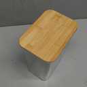 BINO | Food Storage Containers with Bamboo Lids, 3.8 Qt/3.6 Liter - 20 Pack | THE SNAP+ COLLECTION | Airtight Food Storage Containers with Lids Pantry Organization BPA-Free Containers for Organizing