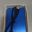 NRICO Portable External Hard Drive, USB 3.0, 2.5 Inch, Compatible with PC, Mac, Desktop (Blue, 500, GB)