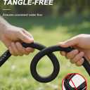 Garden Hose, Lightweight, Ultra Flexible, Durable, Kink-Free Water Hose - Made of TPU, Drinking Water Safe Material, Non-Shrinking, Easy to Store, All-Weather, Black (50 FT)