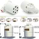 automatic water level control valve, float valve, used for water tower, solar energy, livestock pond, aquarium, automatic water storage irrigation (1/2" Side entry)