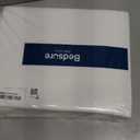 Bedsure 100% Washed Cotton Duvet Cover Queen Size - Natural White Minimalist Cotton Duvet Cover Linen Like for All Seasons - GentleSoft Plain Simple Bedding (Natural White, Queen, 90"x90")