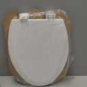 Bemis 1500EC 390 Lift-Off Wood Elongated Toilet Seat, Cotton White (Pack of 1)