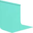 8x10FT Lake Blue Screen Backdrop for Photography, Chromakey Blue Photo Background Curtain Seamless for Video Meeting Photoshoot Party