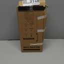 Foldable Cane,Cane with Light and Alarm,Canes for Men Women 6 Levels Height Adjustable USB Charging, with Cushioned T Handle and Swivel Four Pedestal, Black 