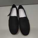 Skechers Womens Flexpadrille Lo Ballet Flat, Size 7, Black
