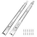 6 Pairs of 14 Inch Hardware 3-Section Full Extension Ball Bearing Side Mount Drawer Slides,100 LB Capacity Drawer Slide