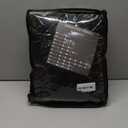 yescool Weighted Blanket for Adults (20 lbs, 60" x 80", Black) Cooling Heavy Blanket for Sleeping Perfect for 190-210 lbs, Queen Size Breathable Blanket with Premium Glass Bead, Machine Washable