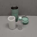 Momcozy Portable Breast Milk Cooler for Travel, 24H Ice-Free Cooling Breastmilk Storage Bottles Container, 12 Ounces Leak Proof Outdoor Small Freezer, Baby Breastfeeding Essential for New Moms (Green)