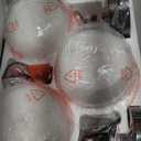 3 Pack 1 Light Indoor Hanging Kitchen Island Pendant Ceiling Light 6.1" Clear Seeded Glass Fixture,Oil Rubbed Bronze Finish for Farmhouse Over Sink Bedroom Hallway