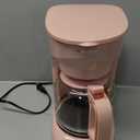 MELLERHOME 12-Cup Pink Coffee Maker - Borosilicate Carafe, Auto-Off, Pink Accessories, Reusable Filter, Anti-Drip, Kitchen Appliances, Keep-Warm Function, Kitchen Dcor