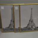 upsimples 16x20 Picture Frame Gold 3 Pack, Scratch-Proof Poster Frames 16 x 20 for Photo Gallery - Slide-In Strips, Horizontal or Vertical Wall Mounting