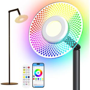 RGB Floor lamp for Living Room: Smart Standing lamp with app Remote contral for Bedroom Office to Reading (1)