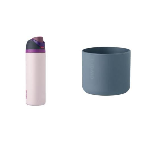 Owala 24oz Insulated Stainless Steel Water Bottle and 32oz Silicone Protective Sleeve Bundle
