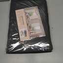 ANRODUO Rod Pocket and Back Tab Pleated Blackout Curtains with Hooks, Rings, Grey Curtains 63 Inches Long 2 Panels, Thermal Insulated Room Darkening Living Room Bedroom Curtain, 42x63 Inches