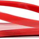 Women Flip Flops Jelly Shoes Thong Sandals Flat Slides Clear Jellies Pool Slippers Bathroom Summer Beach Size 8 Ladies Non Slip Dress Comfortable Quick Drying Soft (Red)