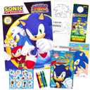 Sonic the Hedgehog Coloring Book for Boys - Sonic Coloring Set Bundle with Sonic Coloring Pages, Activities, Games Plus Sonic Stickers, Crayons, More | Sonic Activity Book Set for Kids Ages 4-8