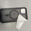 Magnetic for iPhone 14 Case, [Compatible with MagSafe][Military Grade Drop Protection][Heavy Duty Protection][Non-Slip][Shockproof] 2-Layer Durable Bumper Phone Case 6.1''-Black