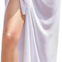 Rossopesca Womens Beach Sarong Chiffon Swimsuit Coverups Sheer Bikini Wraps for Swimwear Bathing Suit Cover Up (White)