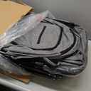 Lightweight Dog Stroller with Reversible Handle for Medium Small Dogs and Cats, Foldable Pet Stroller Travel Carriage with Large Storage Basket, 4 Wheels, Linen Gray