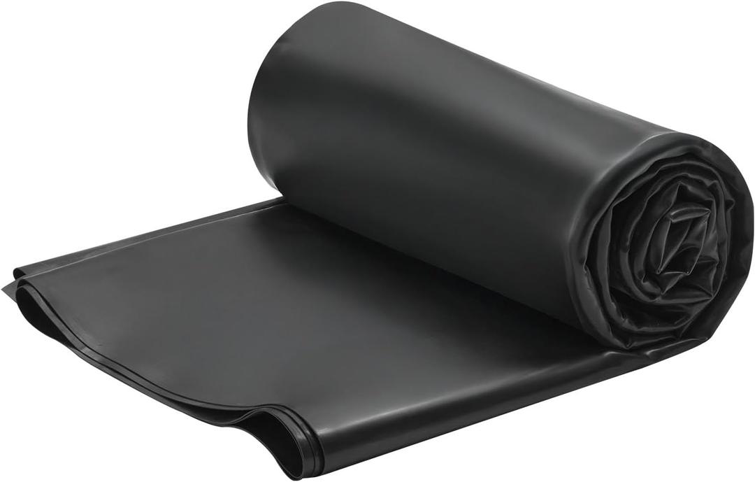 VEVOR Roll Roofing, 10 x 15 ft, 45 mil EPDM Rubber Roofing, Long Lifespan & Weather-Resistant, Withstands Harsh Temperatures, Flexible & Easy Installation, Roof Underlayment for RVs, Roofs, Ponds