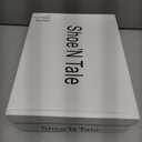 Shoe'N Tale Women's Knit Sock Ankle Boots Pointed Toe Clear Mid Heel Slip-on Stretch Booties Shoes (7, Black)