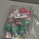 Christmas Ornaments Balls - 30 Pcs 2.4 Inch Shatterproof Plastic Christmas Balls Sets, Red Green & White Small Christmas Tree Ball Hanging Ornaments for Holiday Wreath Party Christmas Tree Decor (D)