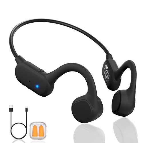 Cevinily 2025 Bone Conduction Headphones,Open Ear Wireless Bluetooth 5.4 Earphones with Mic,Premium Sound Quality 12Hrs Playtime Sports Headphones，IPX5 Sweat Resistant for Running, Walking，Cycing