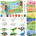 24 Pack Valentine's Day Cards for Kids with Dinosaur Painting Kit for School Classroom Valentine's Gift Exchange, Kids Valentines Exchange Gifts ideas Preschool Valentine Gifts favors