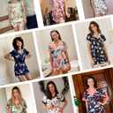 Ekouaer Womens Silk Satin Pajamas Set Animals Print Pjs Button Down Short Sleeve Lounge Set 2 Piece Sleepwear (Small, Black Leopard)