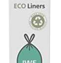 Joseph Joseph IW5 40L/10.6 Gallon Eco Liners Recycled Trash Bags 20 Count (1 Pack) - Grey