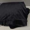 NICETOWN Black Velvet Blackout Curtains 96 inch Long for Living Room and Bedroom, Thermal Luxury Solid Heavy Rod Pocket Drapes/Window Treatments for Hall, Theater (2 Pieces, 52 W)