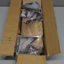 BAYKA Shelves for Bedroom Decor, Floating Wall Shelf for Living Room Kitchen Storage, Wall Mounted Rustic Shelves for Kids Books, Corner Shelf for Bathroom(Carbonized Brown,Set of 4)