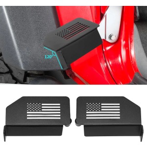 Upgraded 120° Wrangler JL Front Foot Pegs Door Footrest Pegs Door Hinge Rest Pedals Compatible with 2007-2024 Wrangler JK JKU JL JLU Gladiator JT